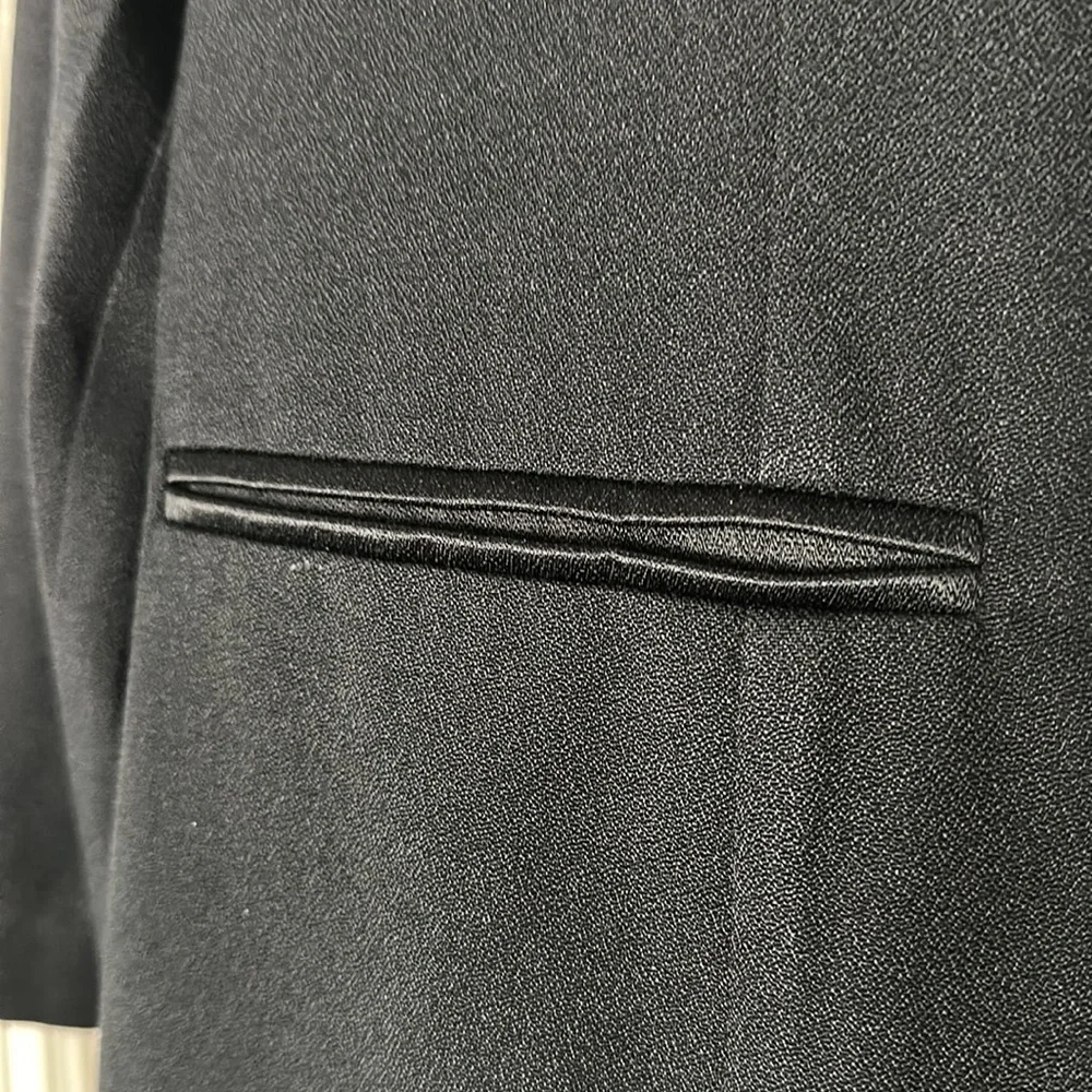 Lois Snyder DANI MAX blazer black 8 petite VINTAGE dress length above knees
